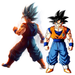 Goku Mastering Ultra Instinct Png Vuq PNG image