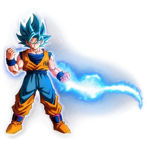 Goku Mui Flashy Energy Wave Png 06132024 PNG image