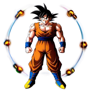 Goku Muscular Stance PNG Igm39 PNG