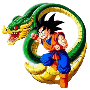 Goku Riding Shenron PNG 89 PNG