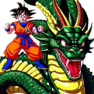 Goku Riding Shenron PNG Vpl42 PNG