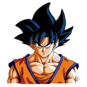 Goku Saiyan Hair Evolution Png 06122024 PNG image