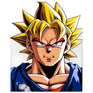 Goku Ssj3 Determined Face PNG 43 PNG
