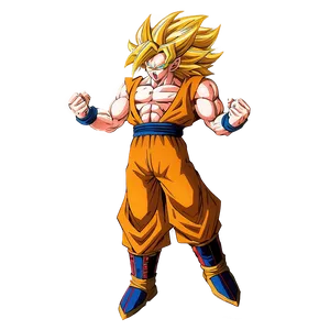 Goku Ssj3 In A Dynamic Pose PNG 06252024 PNG
