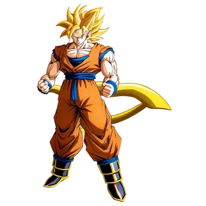 Goku Ssj3 In A Powerful Stance PNG Eae31 PNG