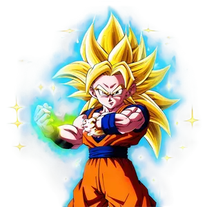 Goku Ssj3 With A Fierce Look Png 63 PNG image