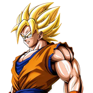 Goku Ssj3 With A Fierce Look Png Cpp64 PNG image