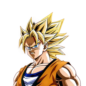 Goku Ssj3 With A Fierce Look Png Knf50 PNG image