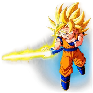 Goku Ssj3 With Energy Sphere PNG 30 PNG