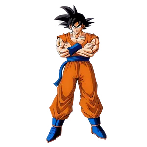 Goku Stand In Silence PNG 4