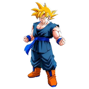 Goku Stand With Courage PNG Psj PNG