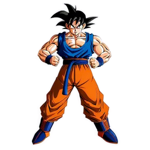 Goku Stand With Determination PNG 35 PNG