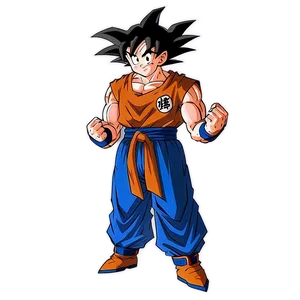 Goku Standing B PNG image