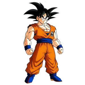 Goku Standing C PNG image