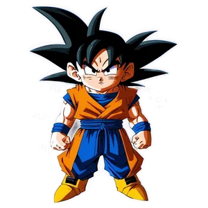 Goku Standing Fearless PNG 52