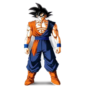 Goku Standing Fearless PNG Cpd53 PNG