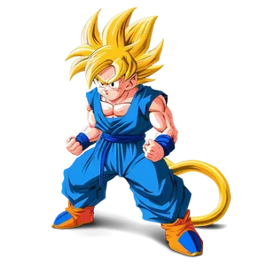 Goku Standing Fearless PNG Onb58 PNG