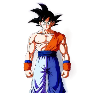 Goku Standing With Aura PNG 06292024
