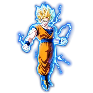 Goku Super Saiyan 2 Electricity Aura PNG 62 PNG