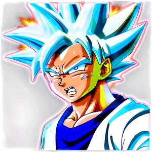 Goku Super Saiyan 2 Electricity Aura PNG 95