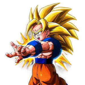 Goku Super Saiyan 3 Close-up PNG 14 PNG