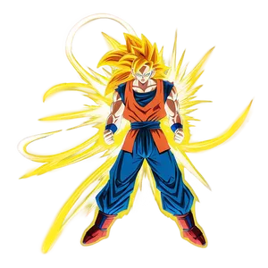 Goku Super Saiyan 3 Long Hair PNG 75 PNG