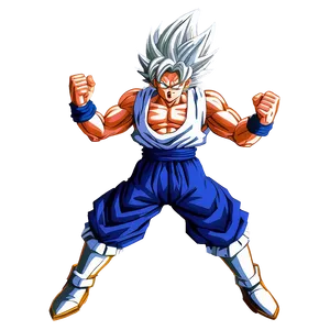 Goku Ultra Instinct Charging Ki Png Dyf28 PNG image