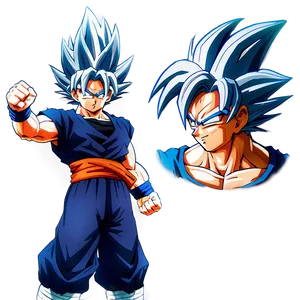 Goku Ultra Instinct Side Profile Png 06132024 PNG image