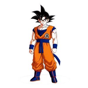 Goku Undefeated Stand PNG 50