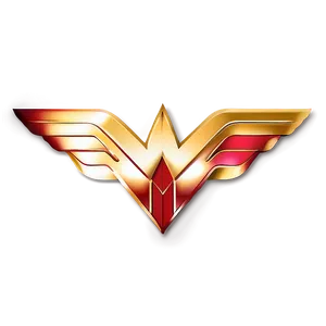 Gold And Red Wonder Woman Logo Png Mjy PNG image