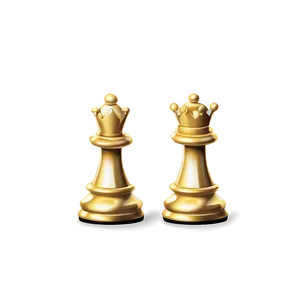 Gold And Silver Chess Pieces Png 05252024 PNG image