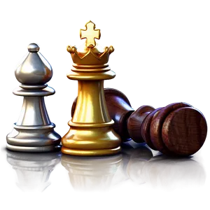 Gold And Silver Chess Pieces PNG Jmo93 PNG