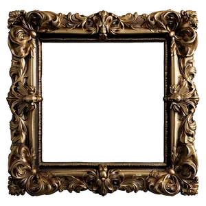 Gold Antique Frame PNG 49
