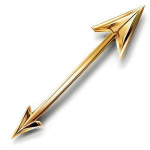 Gold Arrow For Digital Design PNG 62 PNG