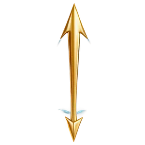 Gold Arrow For Digital Design Png Pch PNG image