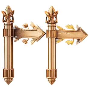 Gold Arrow For Directional Signs PNG 42 PNG