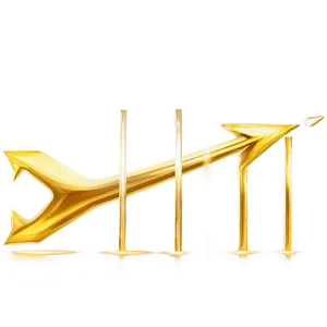 Gold Arrow In Flight PNG Wcd PNG