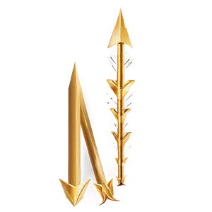 Gold Arrow Infographic Element PNG Nlv92 PNG