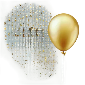 Gold Balloon Background PNG 06212024 PNG