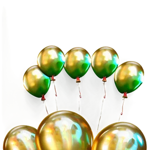 Gold Balloon Background PNG Bpe PNG