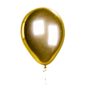 Gold Balloon On White PNG Ycv54 PNG