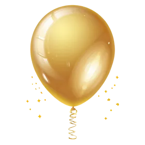 Gold Balloon Vector PNG Kco50 PNG