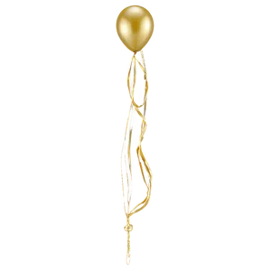Gold Balloon With String PNG Pid63
