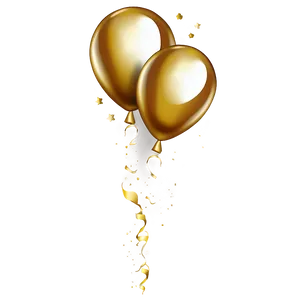 Gold Balloons Transparent Background Png Cpx PNG image