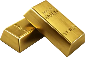 Gold Bars Transparent Background PNG image