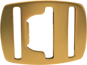 Gold Belt Buckle Design PNG