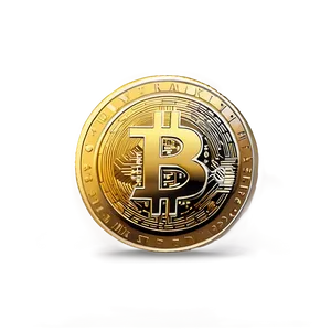 Gold Bitcoin Coin Png 76 PNG image