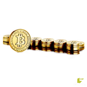 Gold Bitcoin Coin Png Dvk PNG image