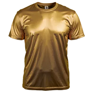 Gold Blank Shirt PNG 19