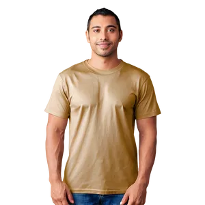 Gold Blank Shirt PNG 85